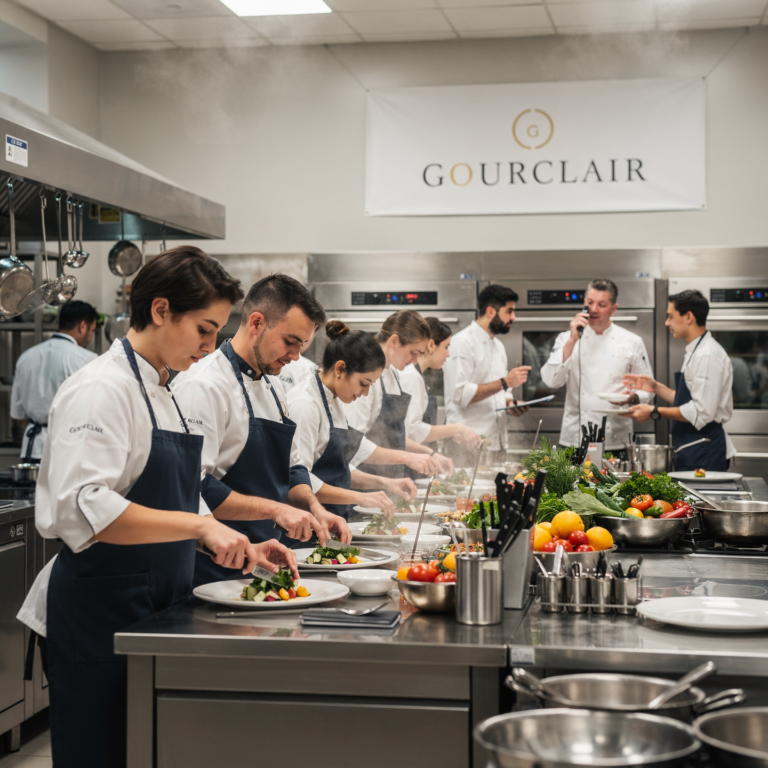Clase práctica de cocina profesional