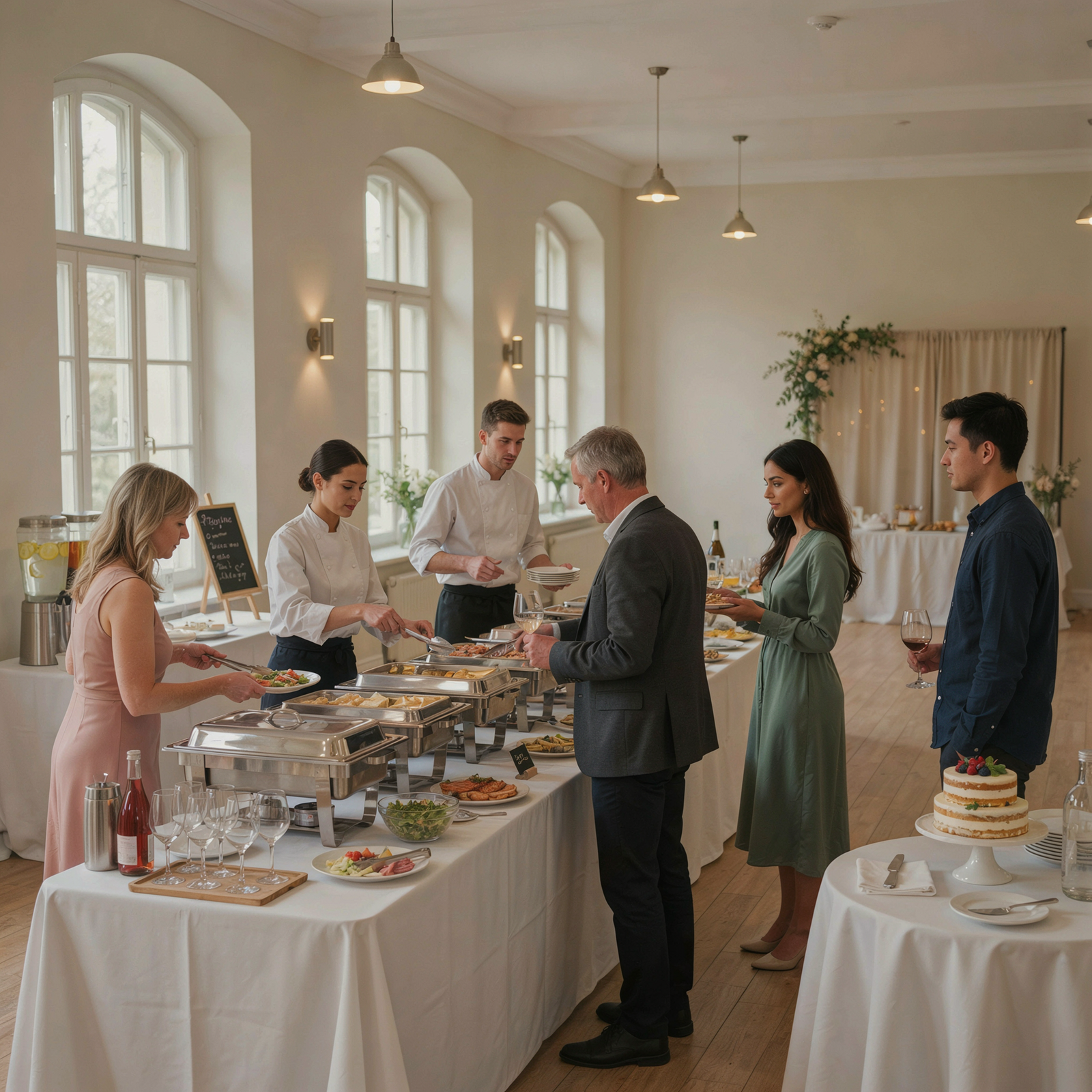Cómo organizar un buffet